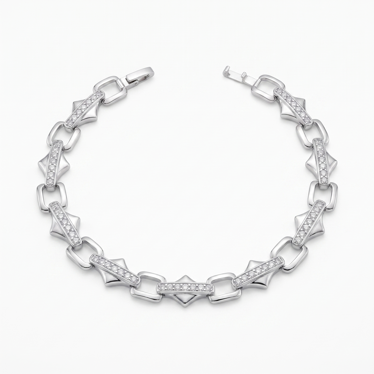 Lucienne Pavé Link Bracelet