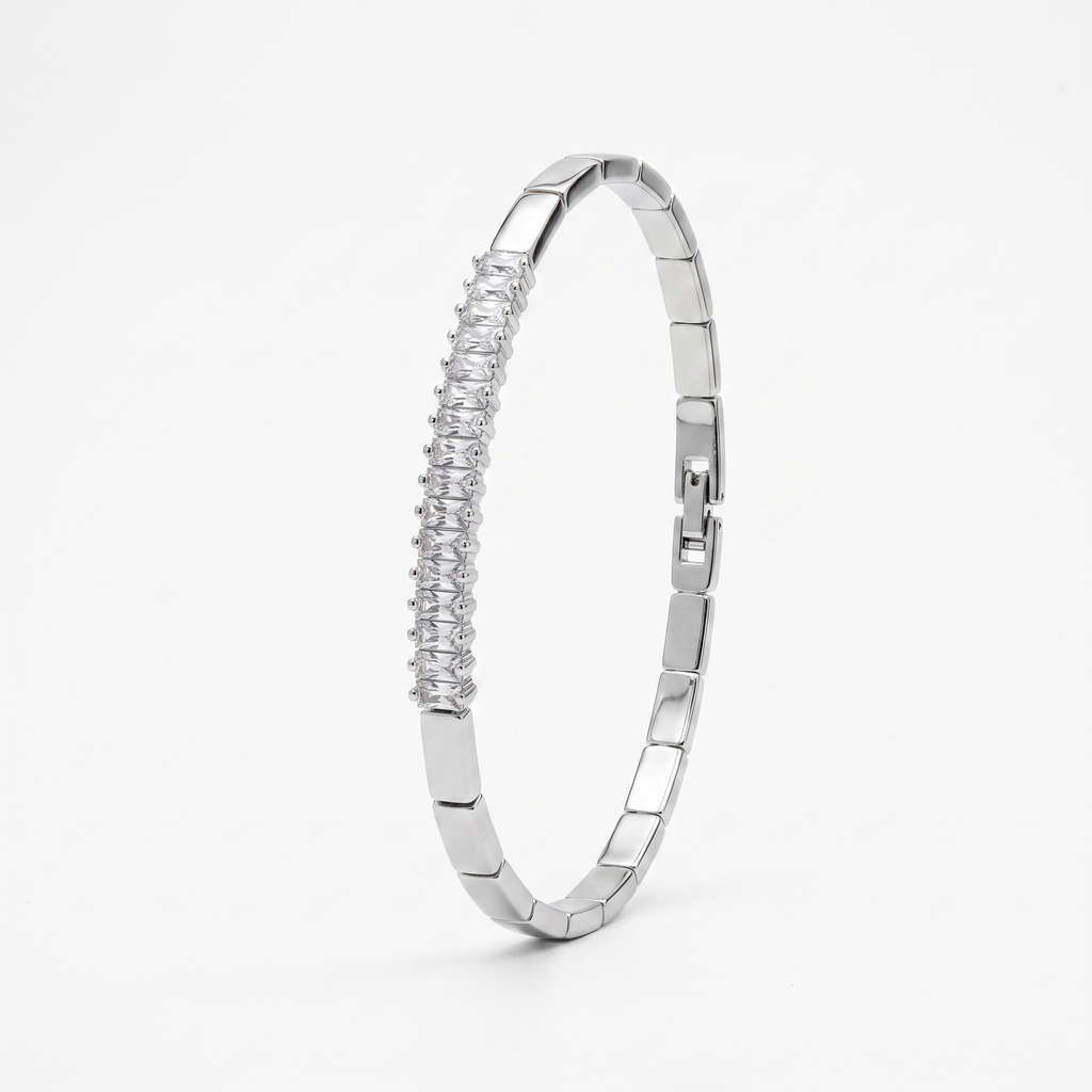 Celeste Baguette Line Bracelet