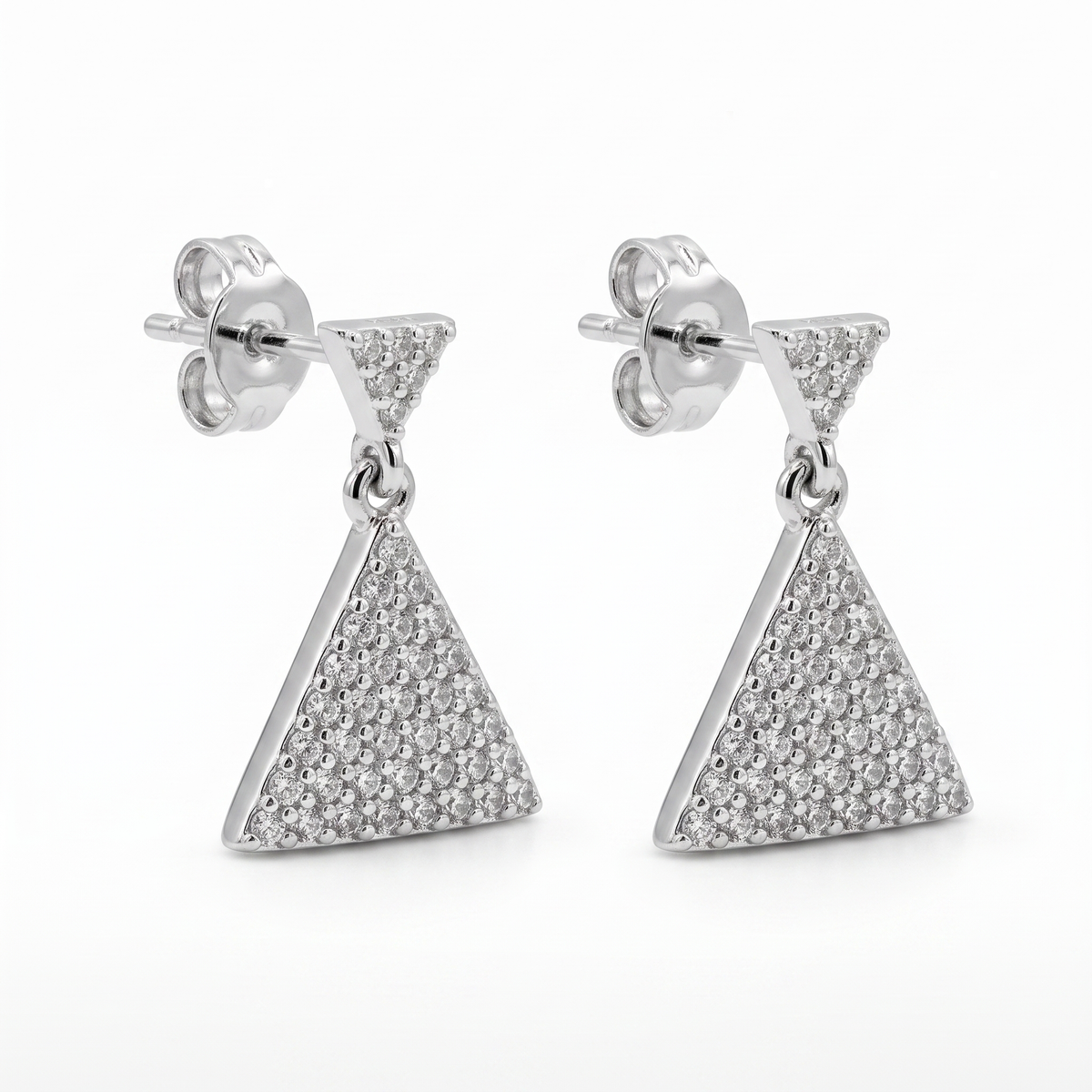 Geo Spark Drop Earrings