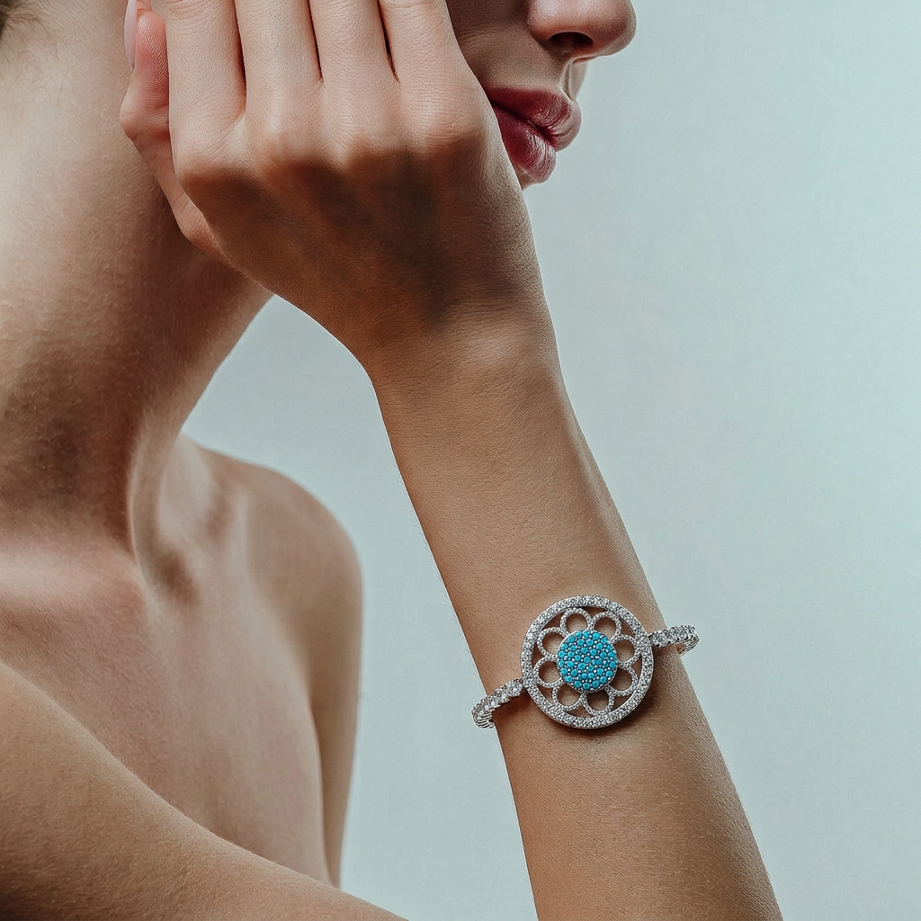 Blue Bloom Bracelet