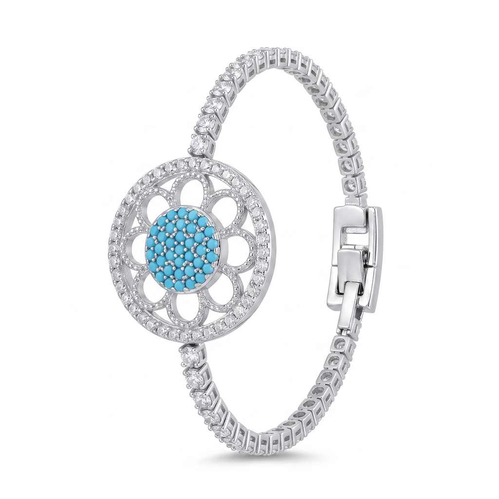 Blue Bloom Bracelet