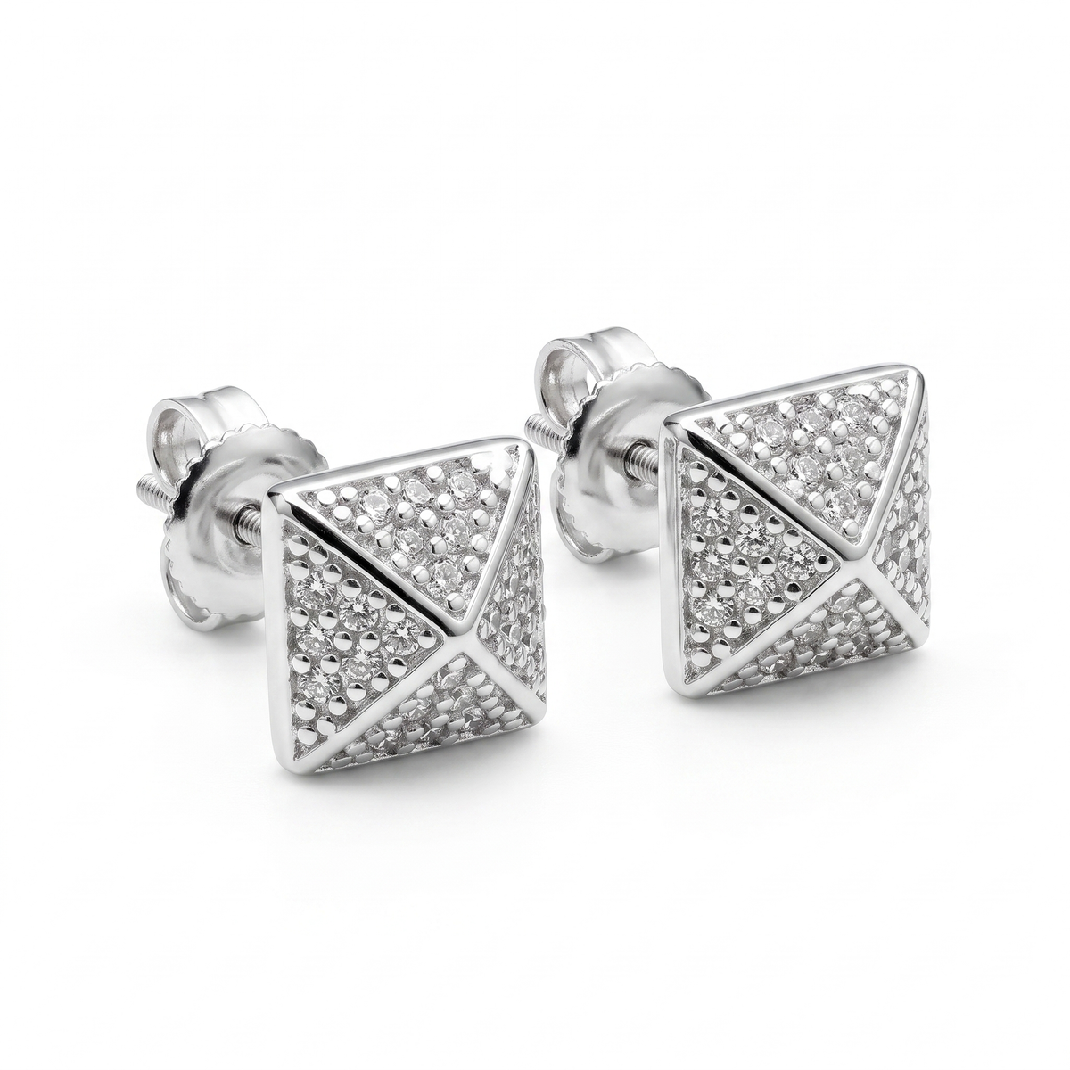 Prism Pavé Studs