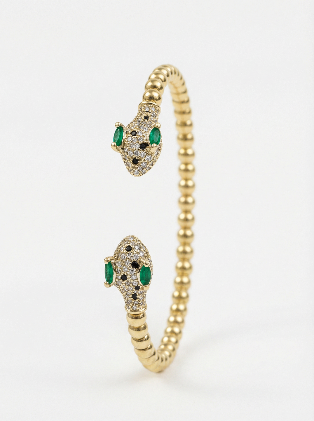 Gemini Serpent Cuff