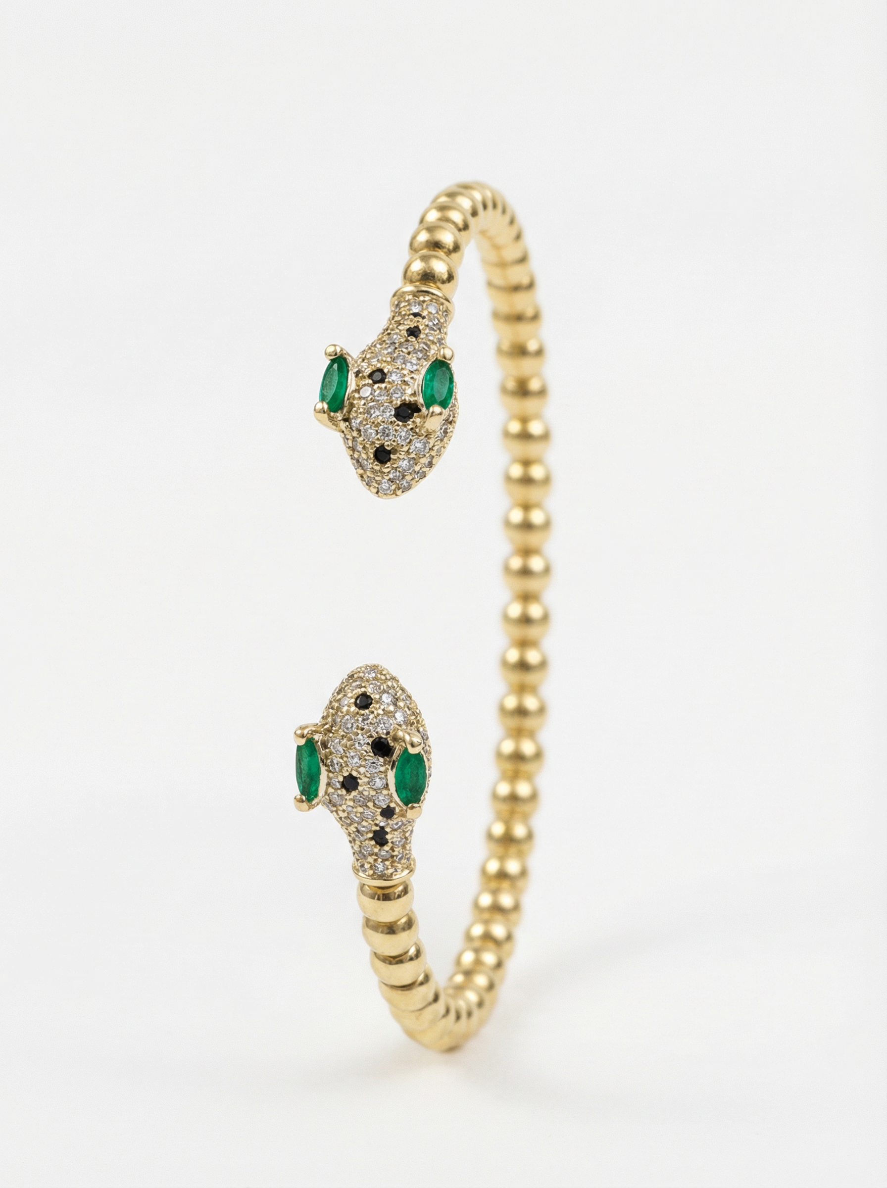 Gemini Serpent Cuff
