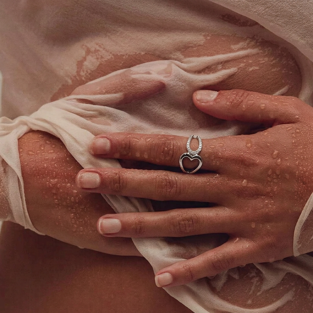 Amorette Infinity Heart Ring