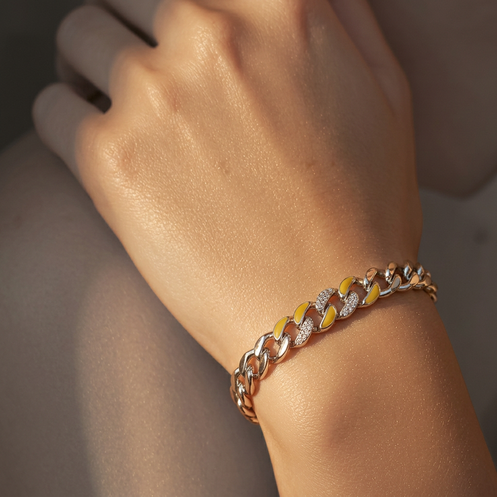 Golden Pulse Bracelet