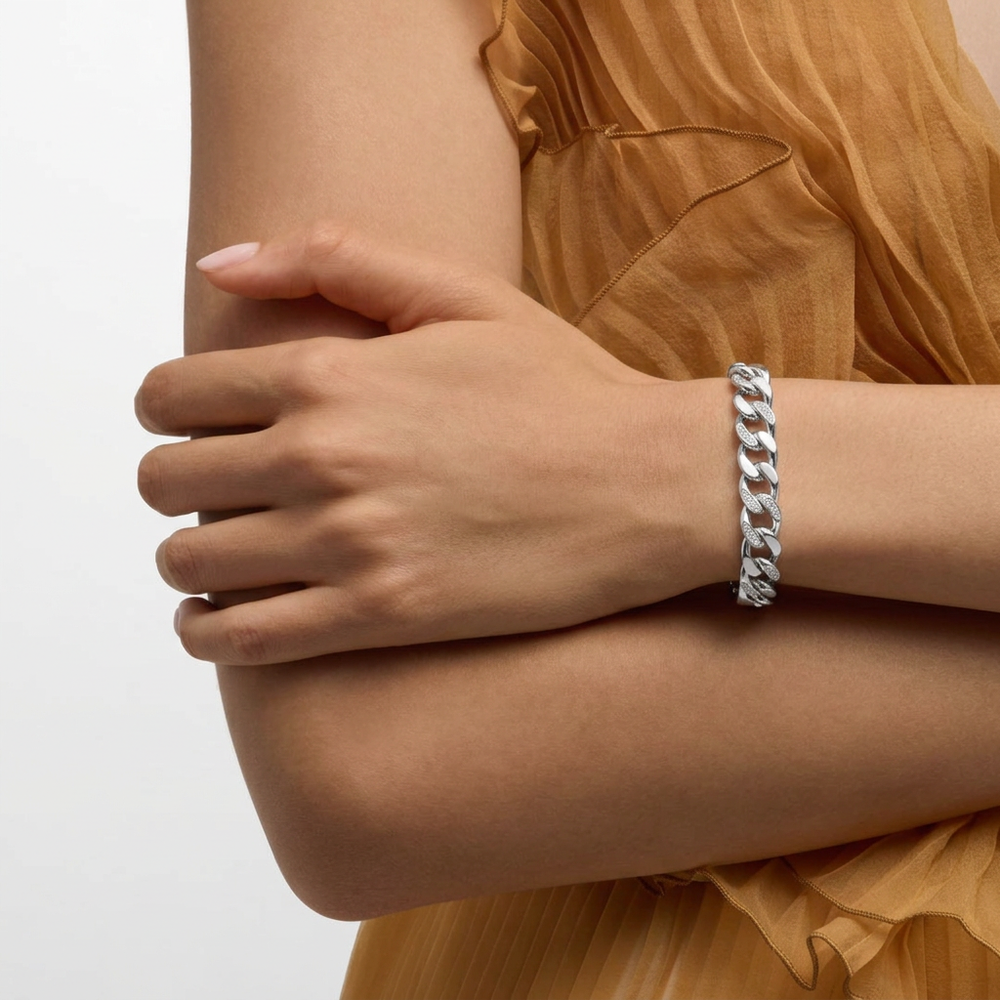 Silver Embrace Bracelet