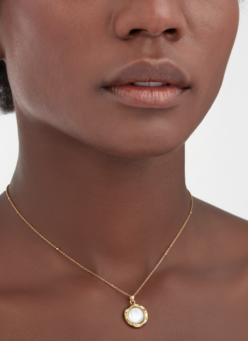 Halo Drop Necklace