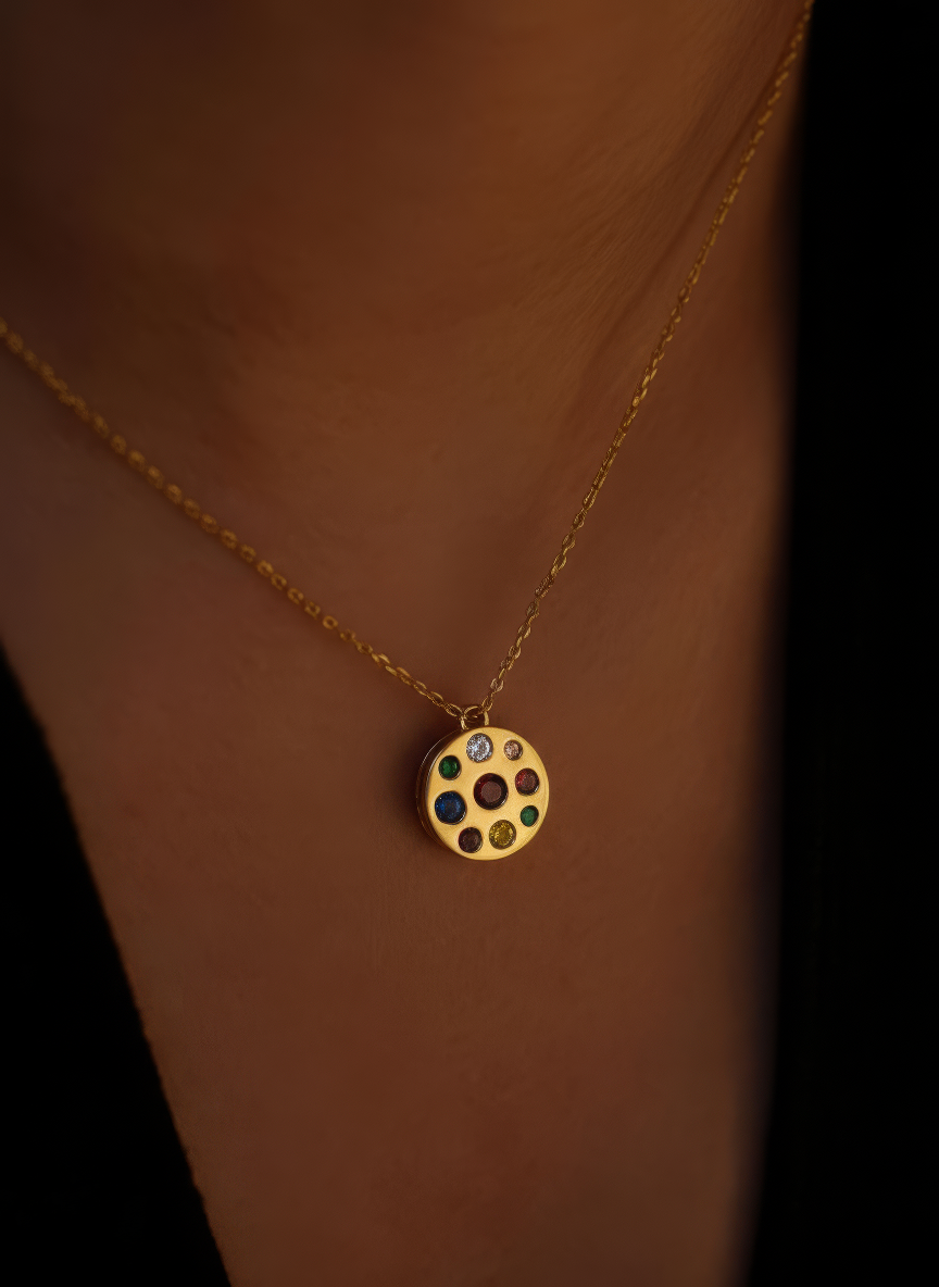 Orbit Medallion Necklace