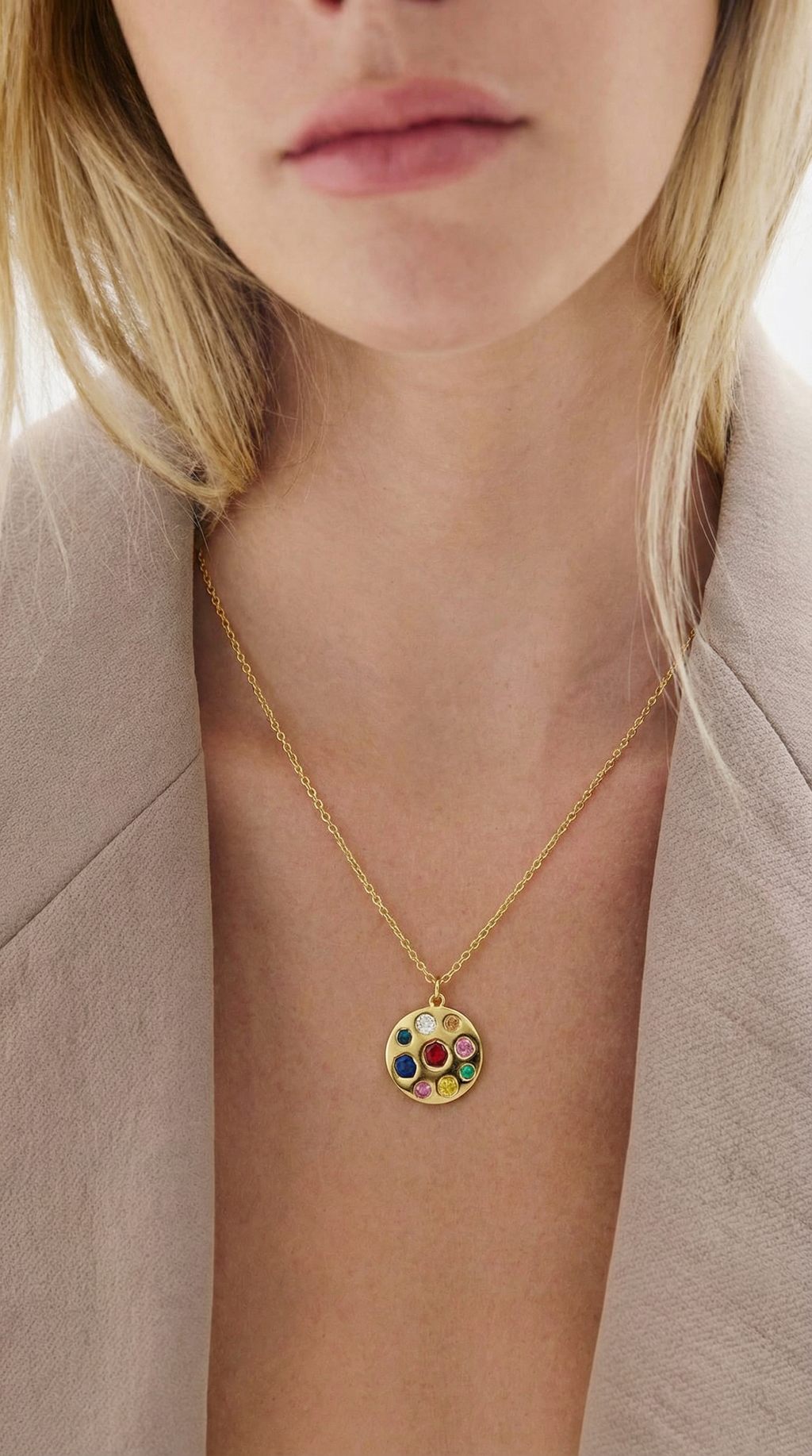 Orbit Medallion Necklace