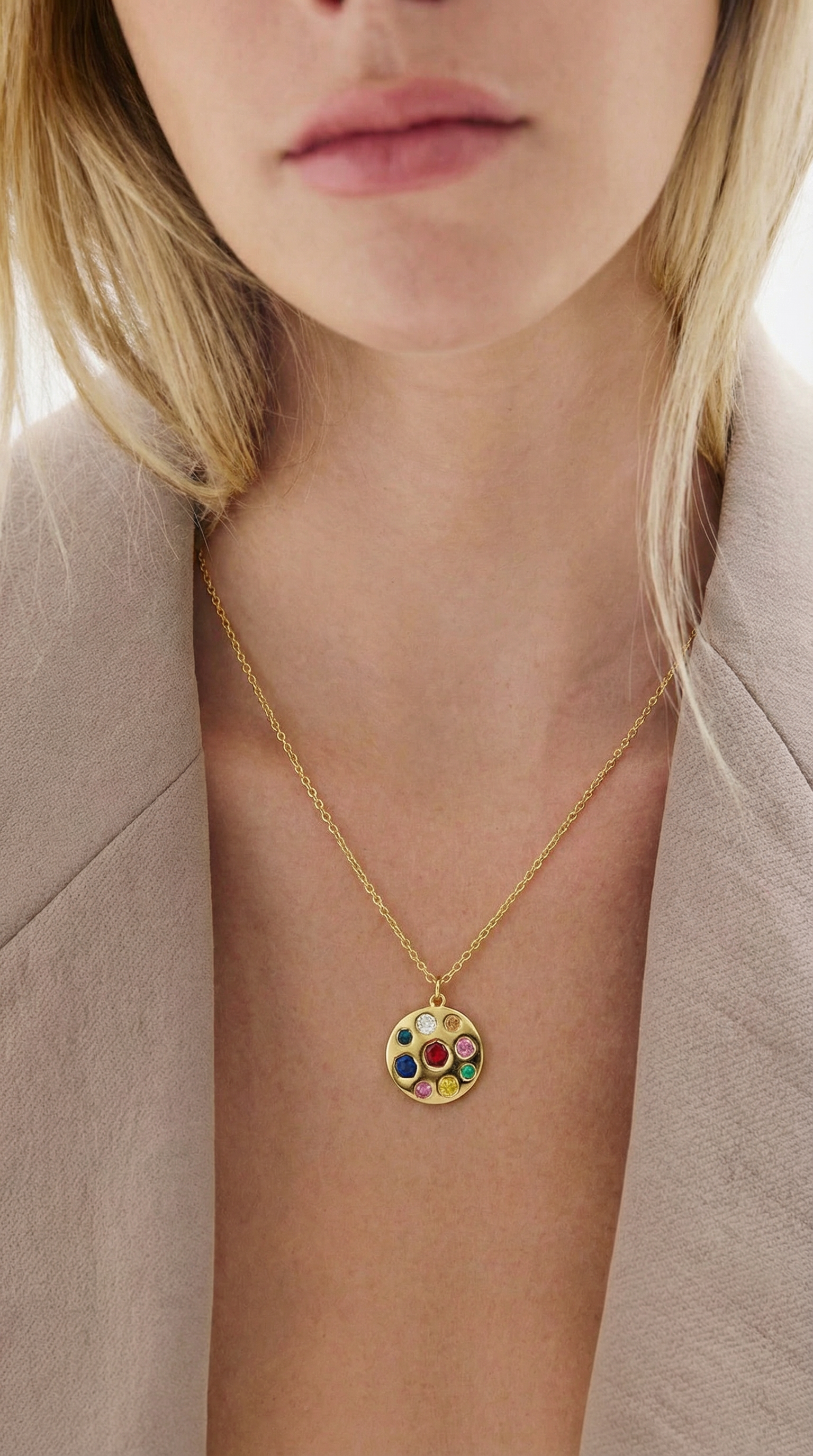 Orbit Medallion Necklace