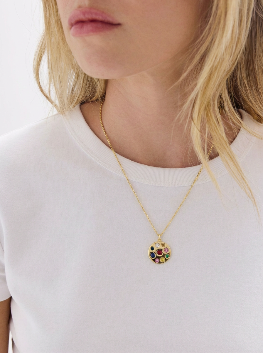 Orbit Medallion Necklace