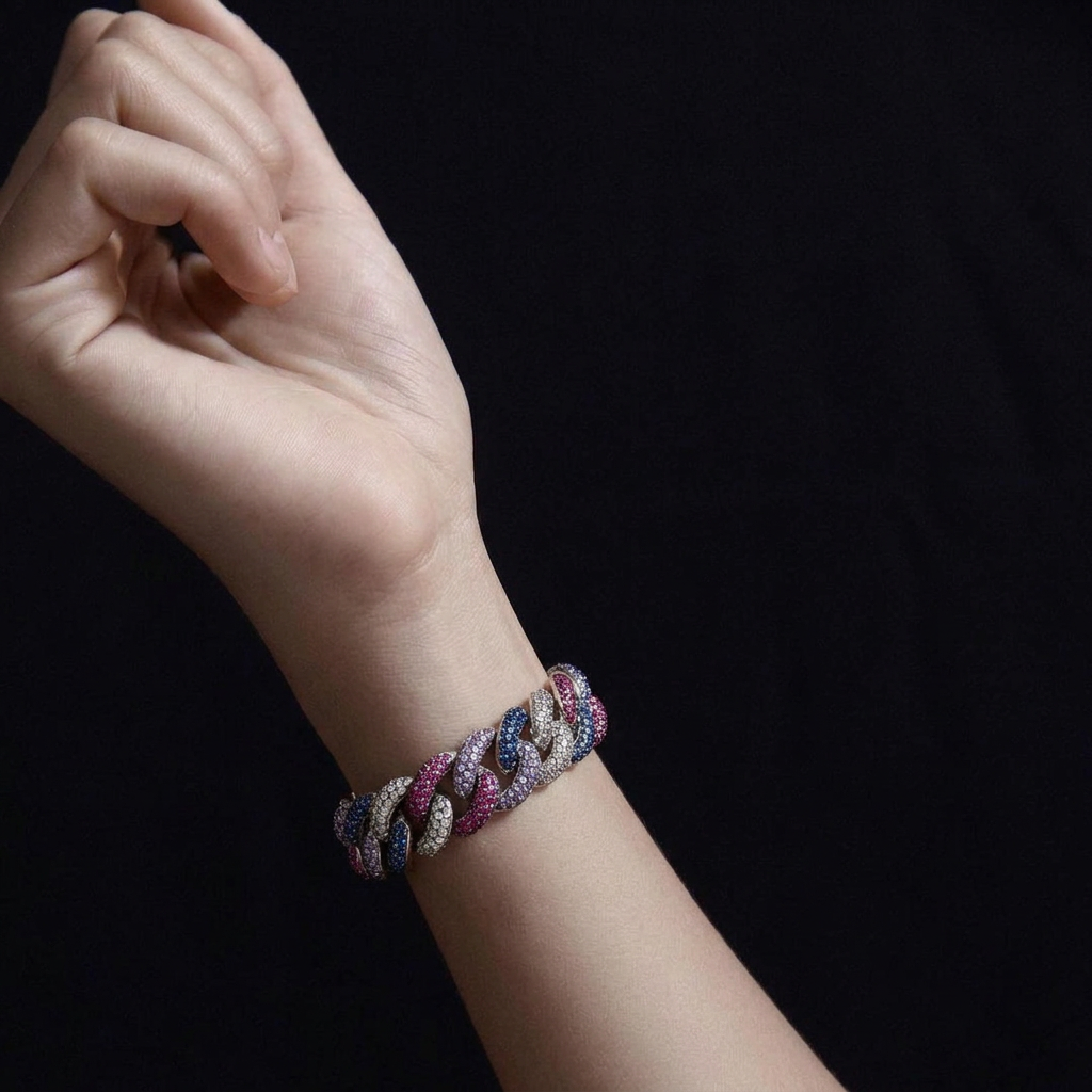 Linked in Colour Bracelet