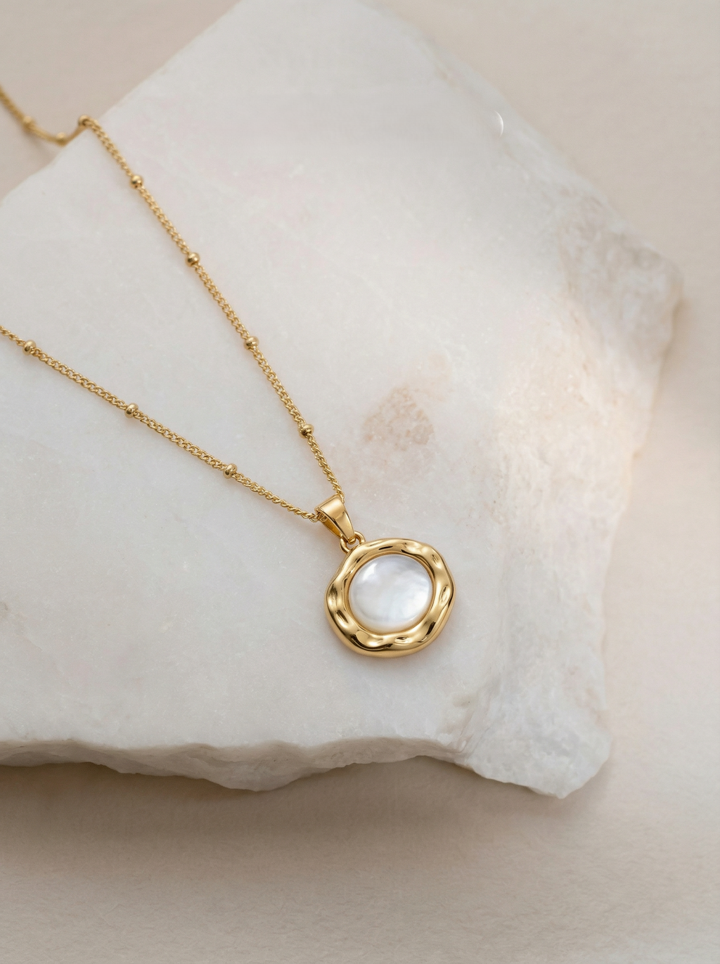 Halo Drop Necklace