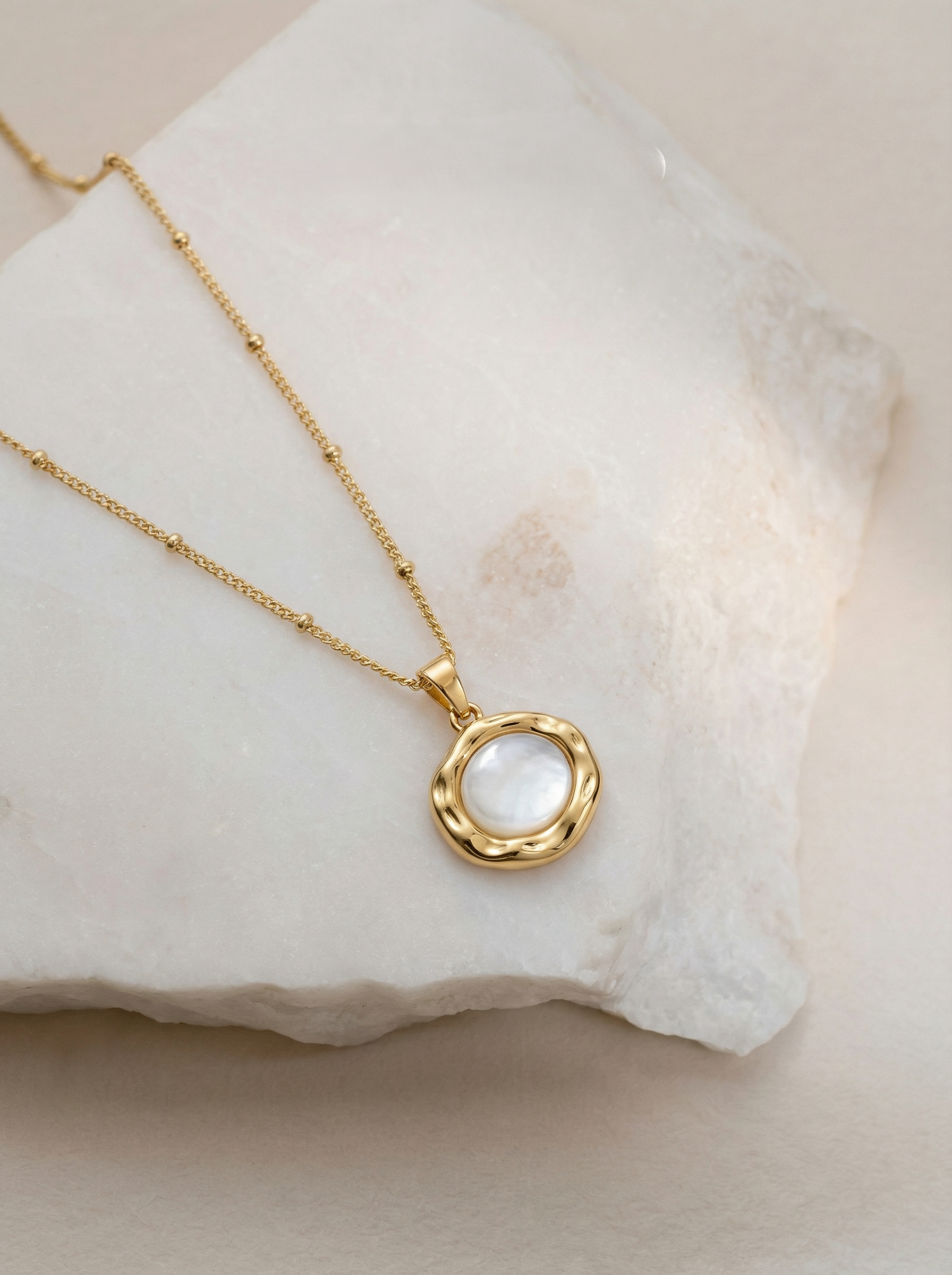 Halo Drop Necklace