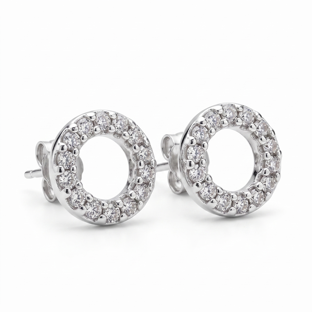 Pavé Ring Studs
