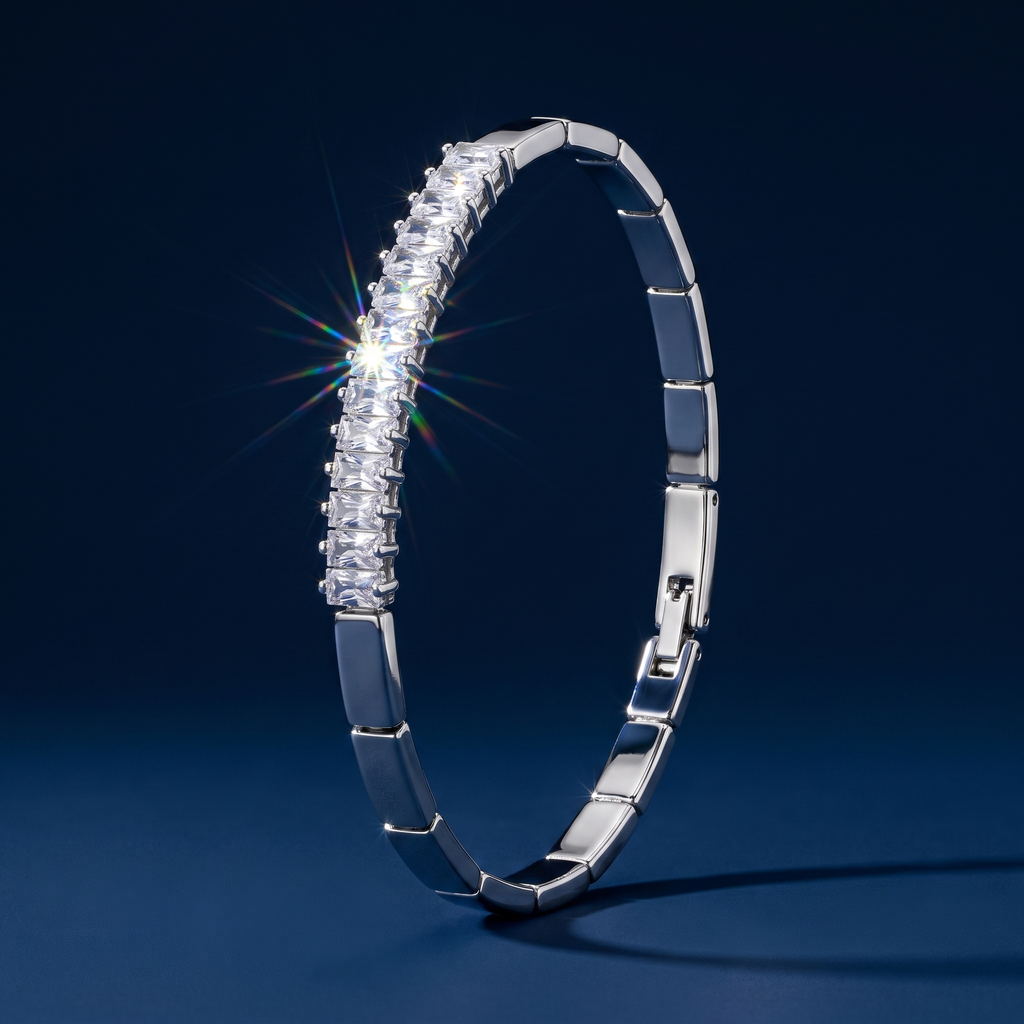 Celeste Baguette Line Bracelet