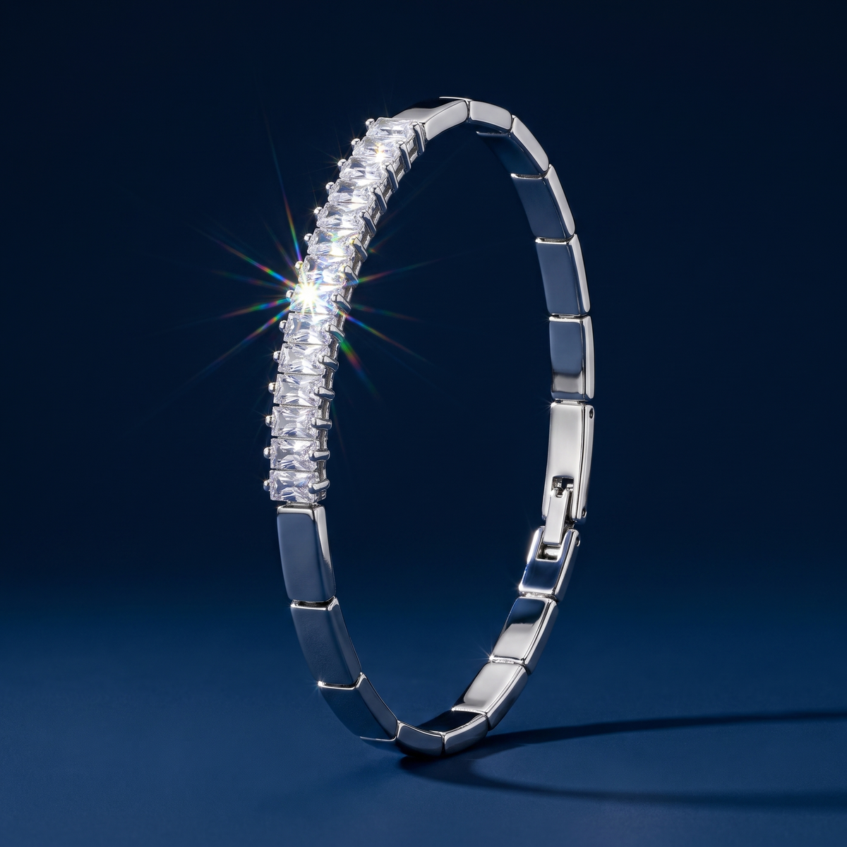 Celeste Baguette Line Bracelet