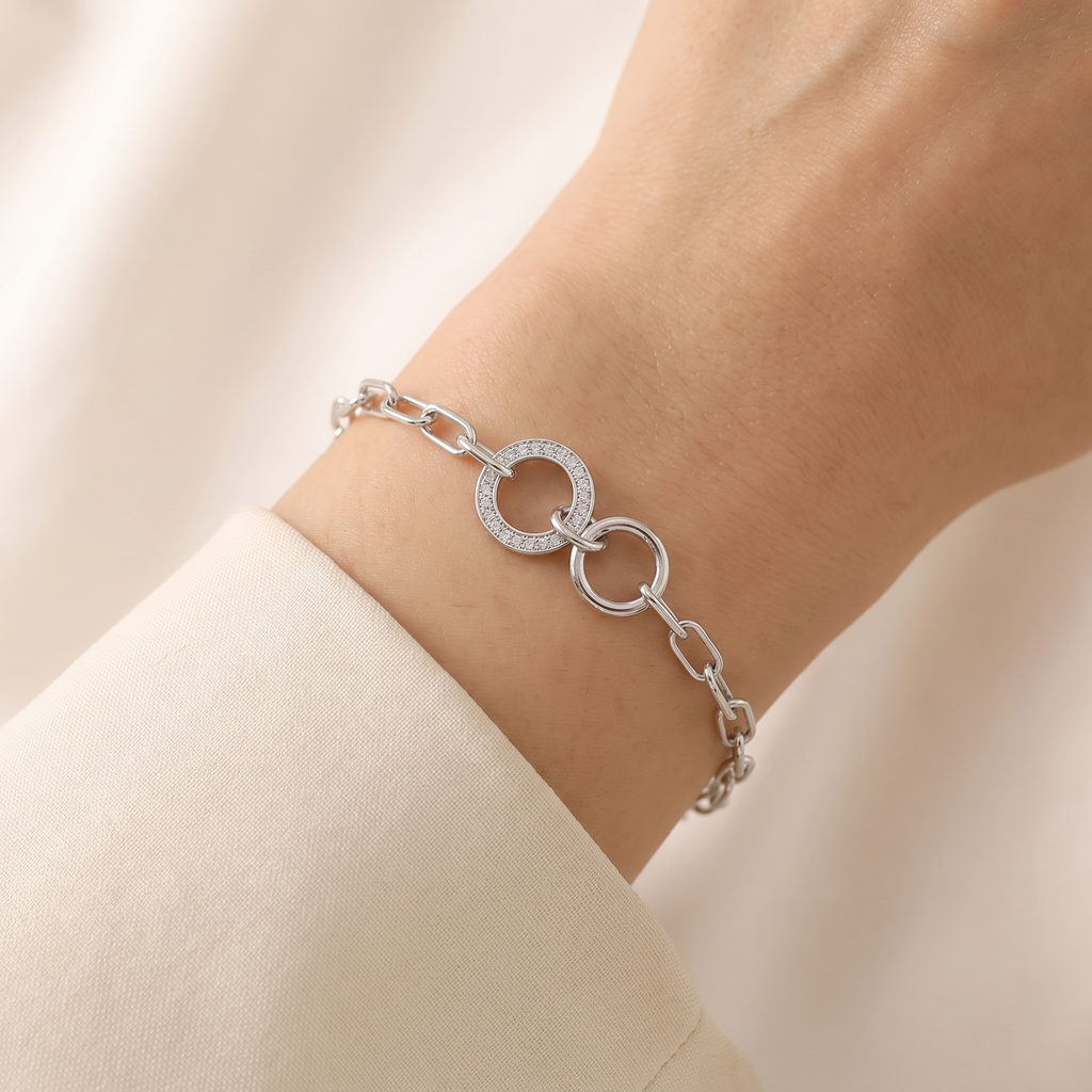 Pavé Loop Bracelet