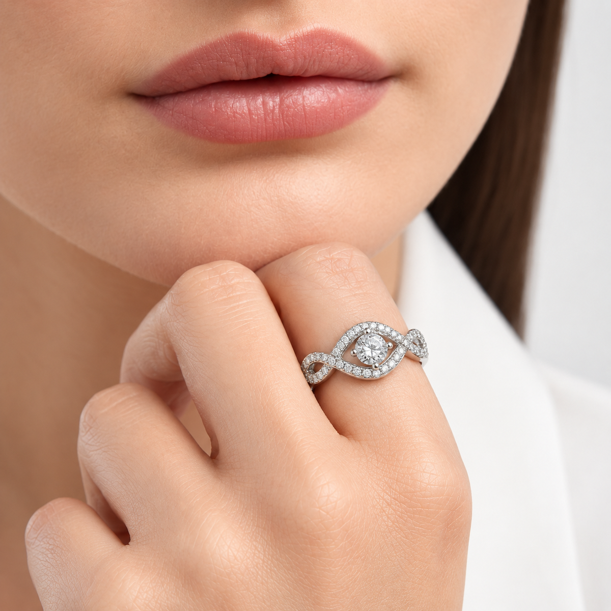Aurelia Infinity Ring