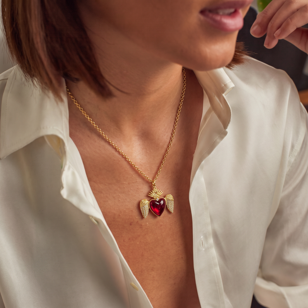 Crimson Seraph Necklace