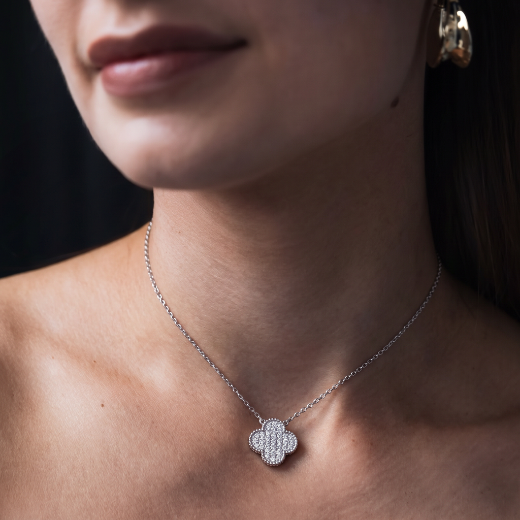 Celeste Clover Necklace