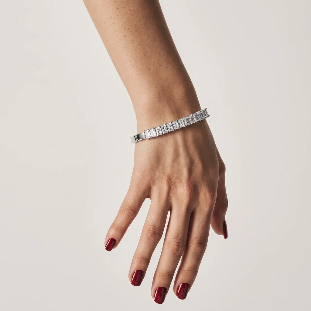 Celeste Baguette Line Bracelet