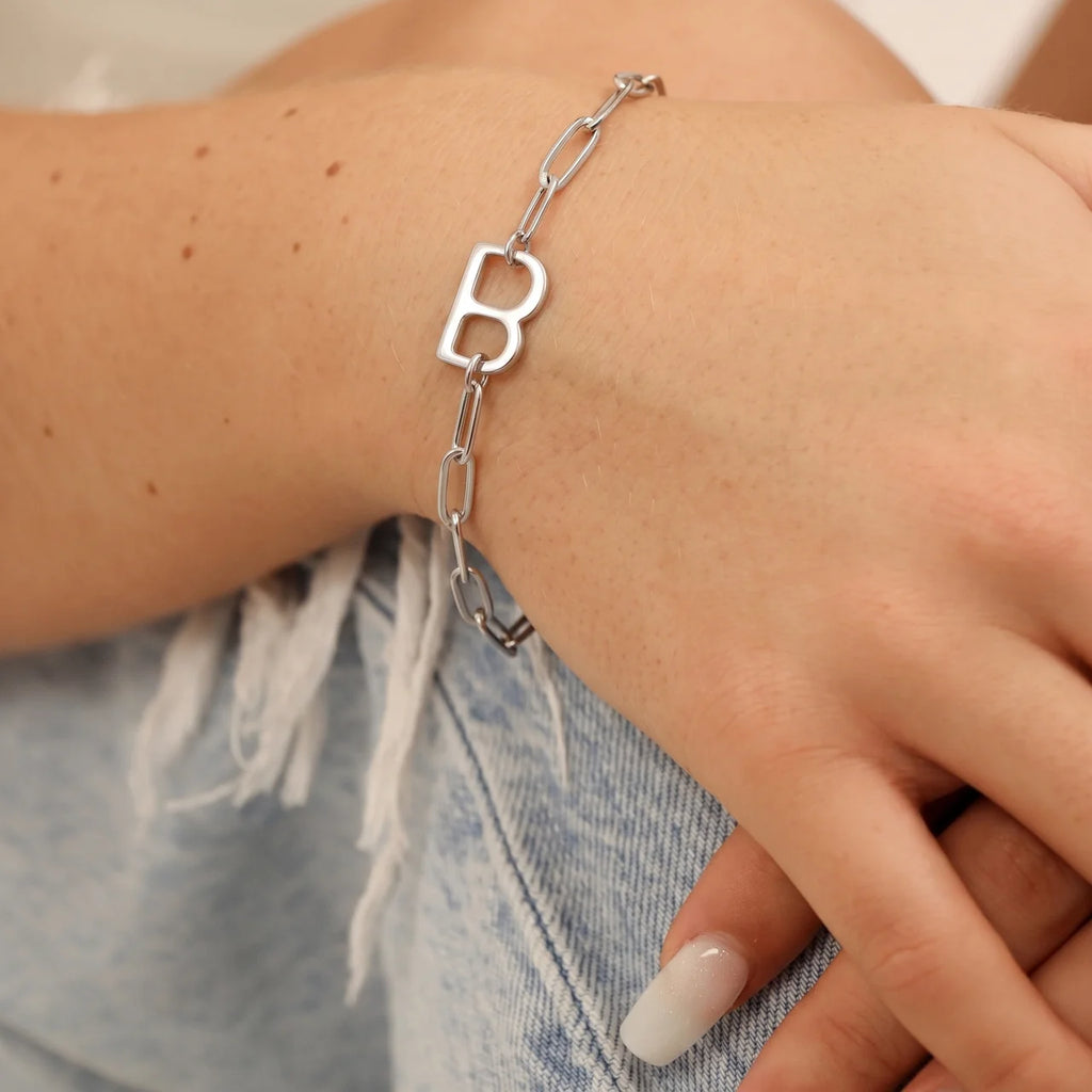 Signature B Link Bracelet