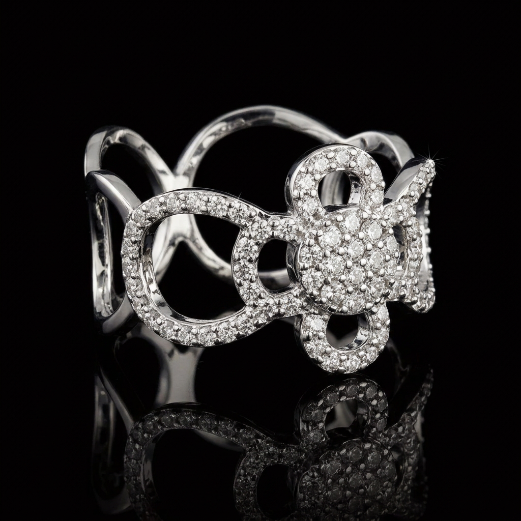 Sancia Halo Flower Ring