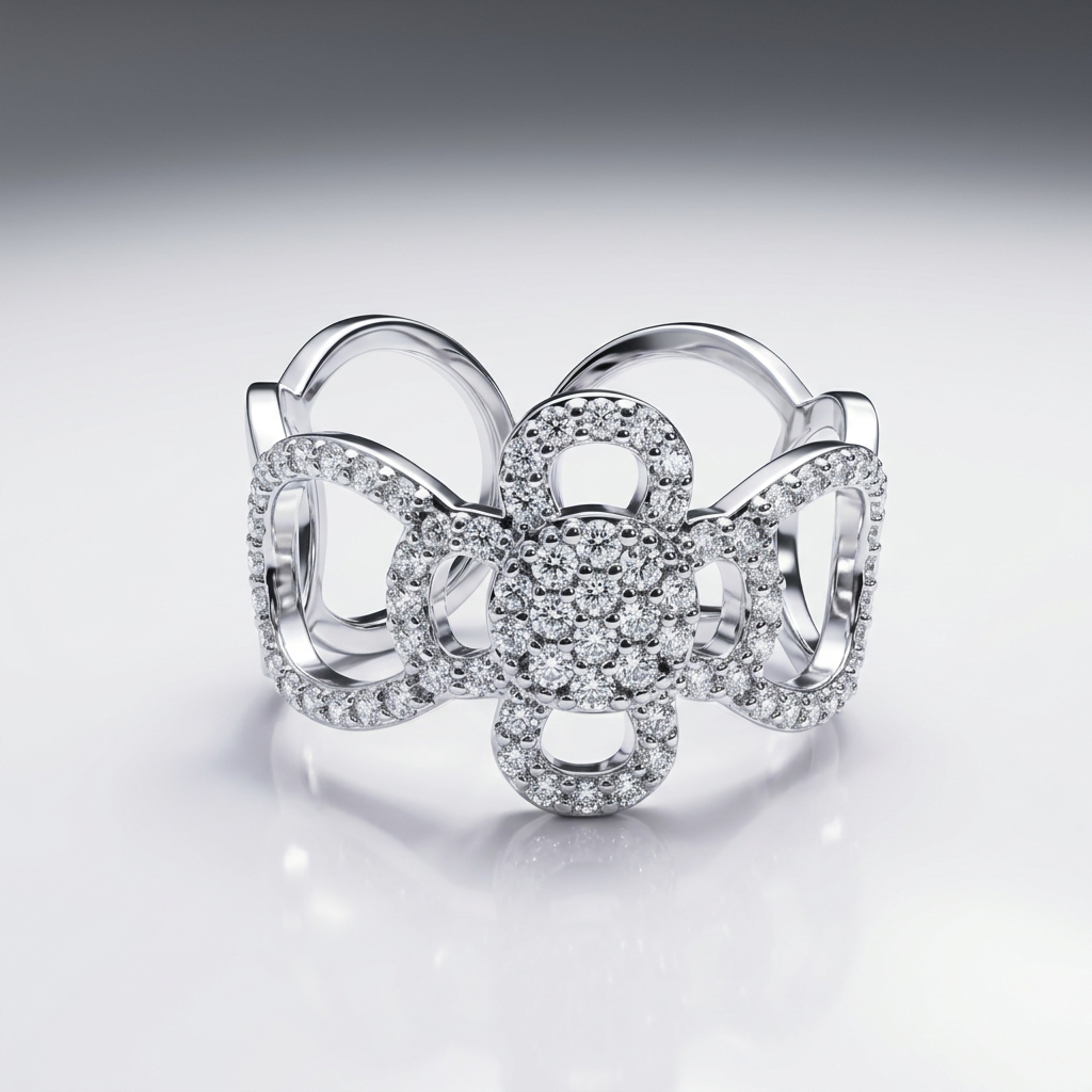 Sancia Halo Flower Ring
