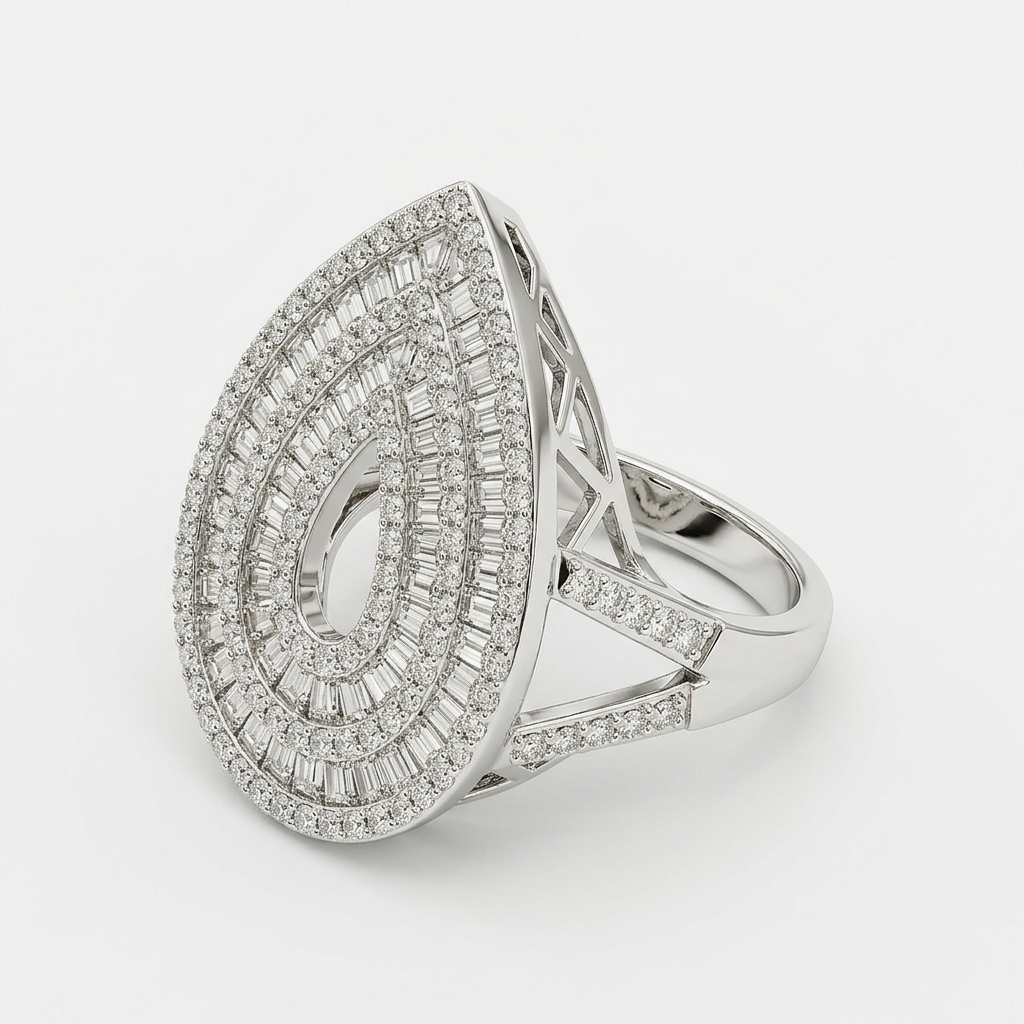 Virelle Teardrop Ring